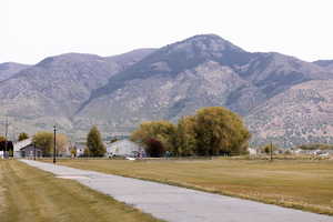 View of mountain background