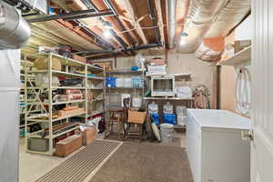 View of storage area