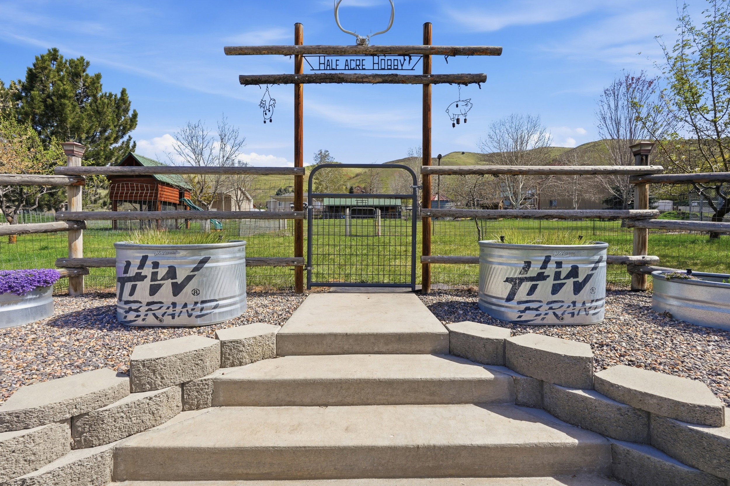 View of patio / terrace with a gate