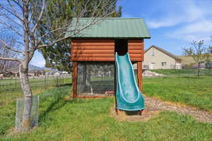 View of outdoor structure