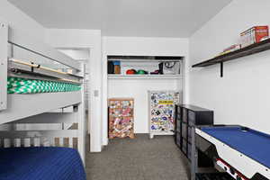 Fun and functional bedroom with flexible space for play, study, or guests.