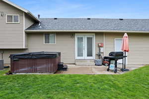 Private patio with hot tub (negotiable) and space to unwind—perfect for relaxing evenings watching the mountains blush at sunset.
