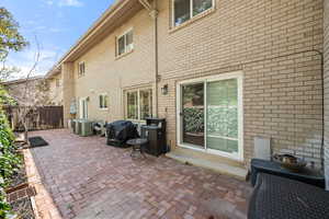 View of patio / terrace with a grill