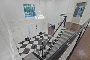 2 story entrance foyer makes a statement!