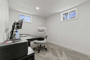 Office area or bedroom