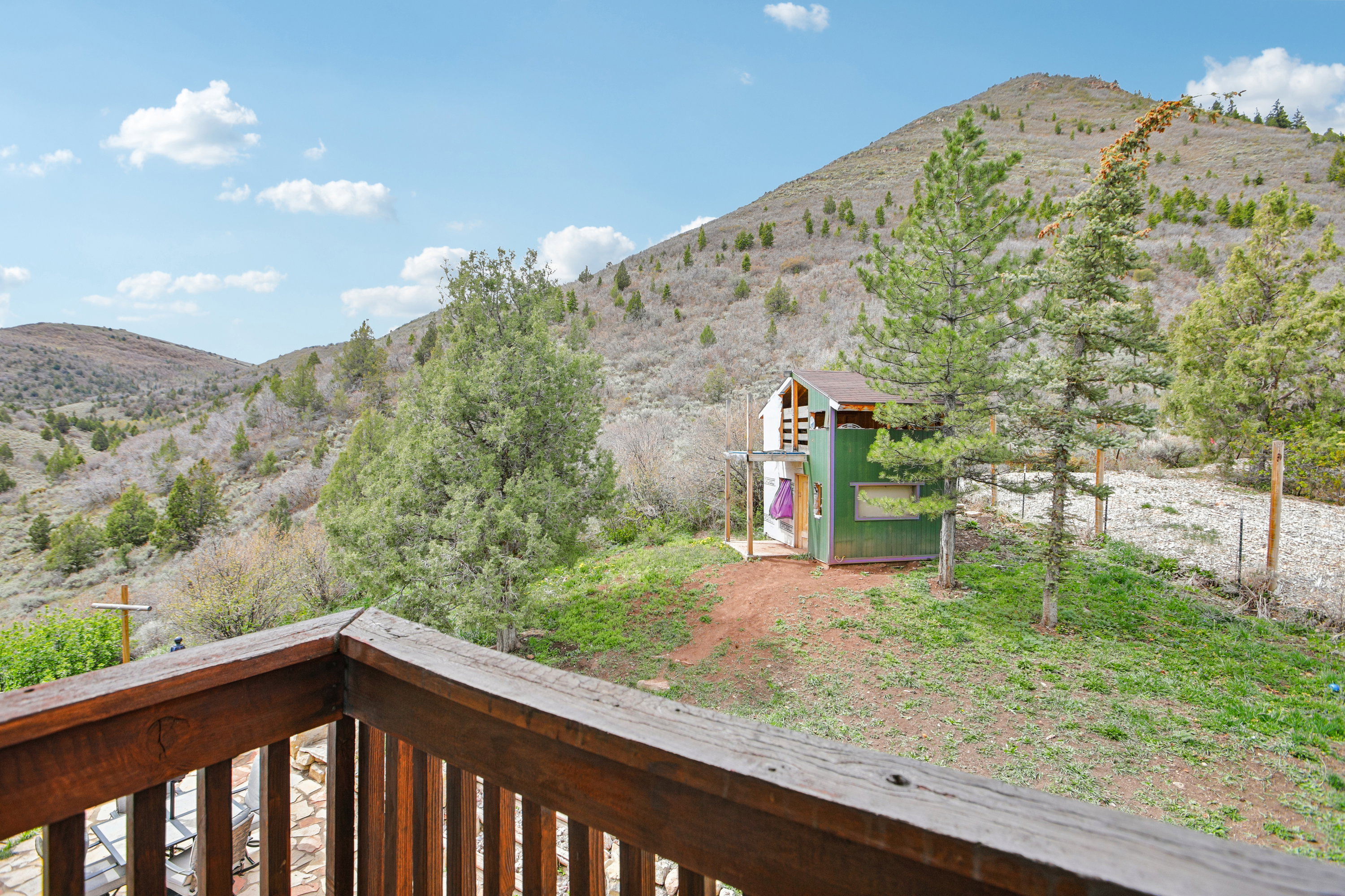 View of mountain background
