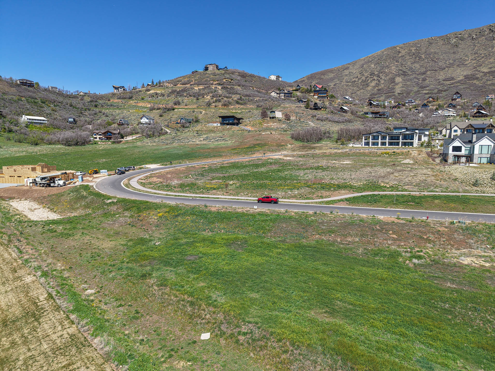 View of mountain background