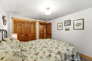 Bedroom with a closet