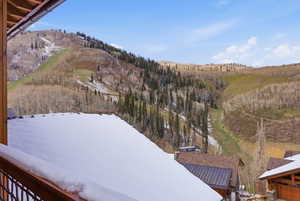 View of mountain background