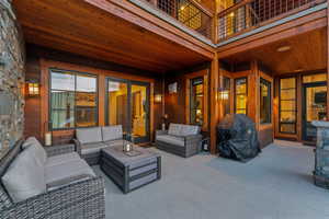 Patio / terrace with area for grilling, an outdoor hangout area, and a patio area