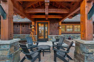View of patio