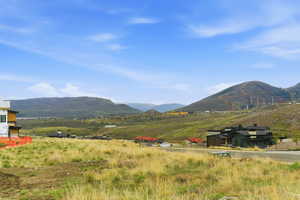 View of mountain background