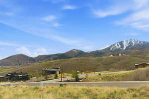 View of mountain backdrop