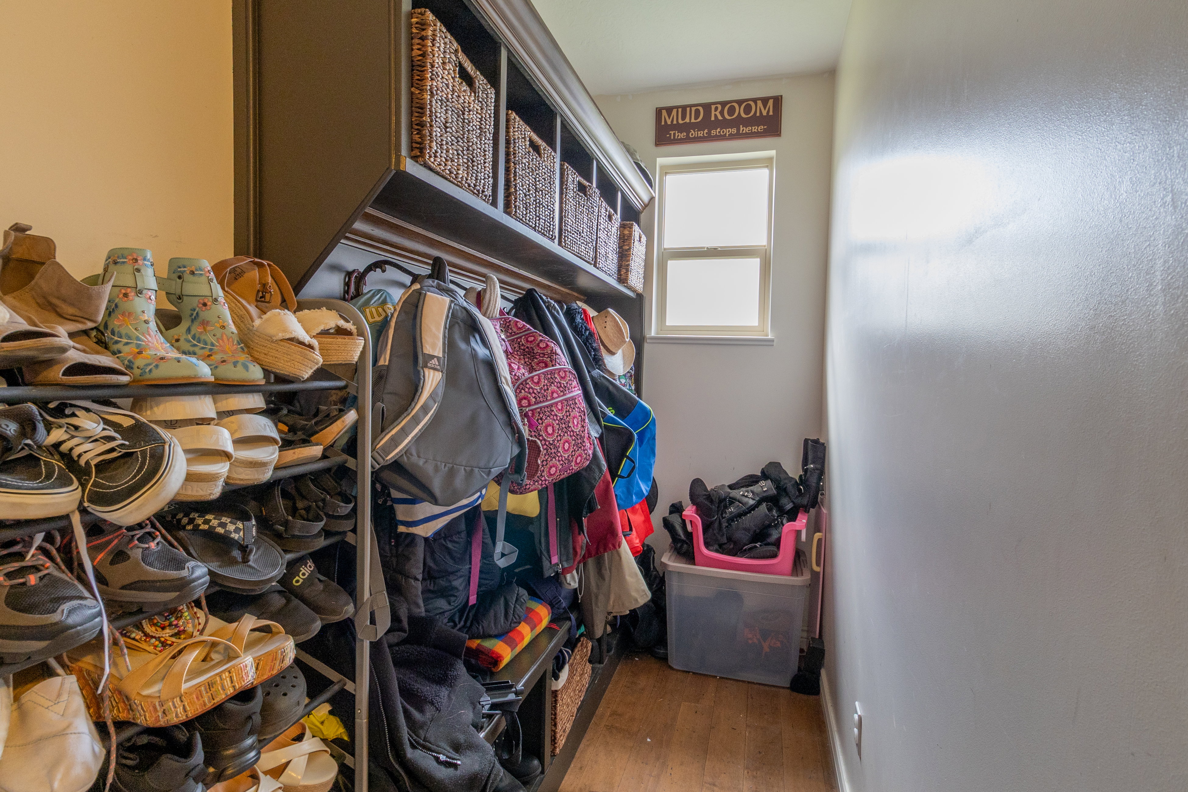 Walk in closet featuring light wood finished floors