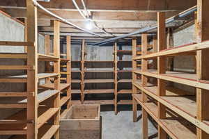 View of storage room