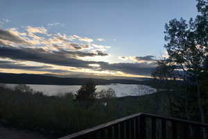 Water view with a mountain backdrop
