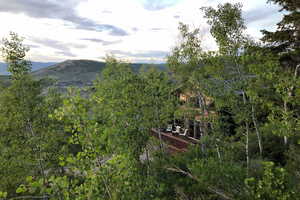 View of mountain backdrop