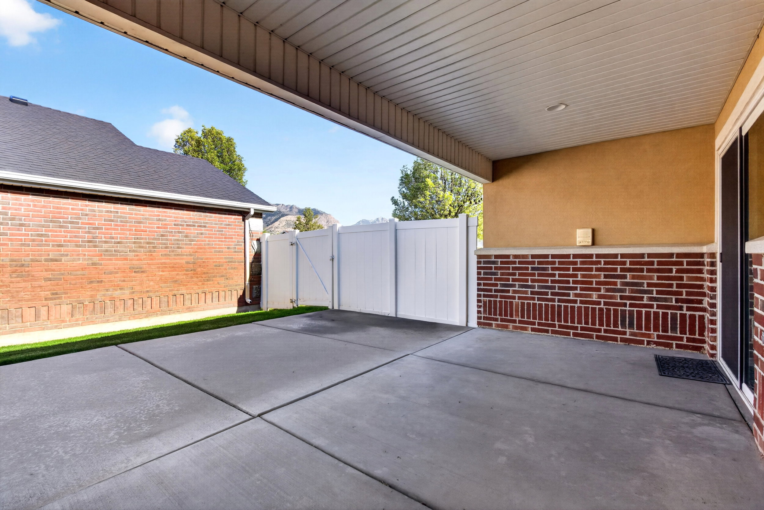 View of patio / terrace with a gate