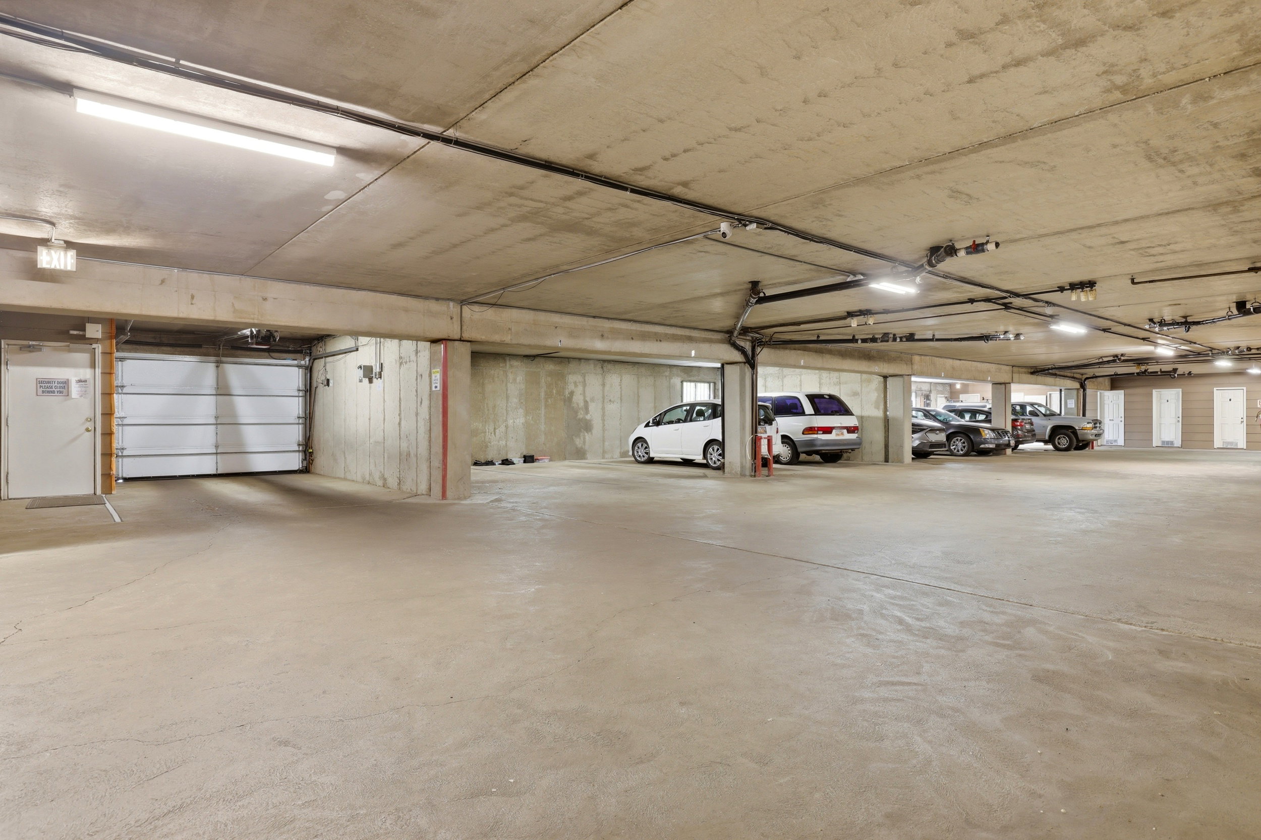 View of parking garage