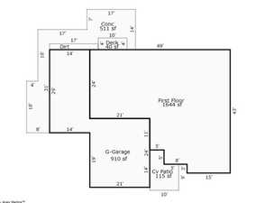 View of home floor plan