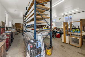 Misc room featuring a workshop area