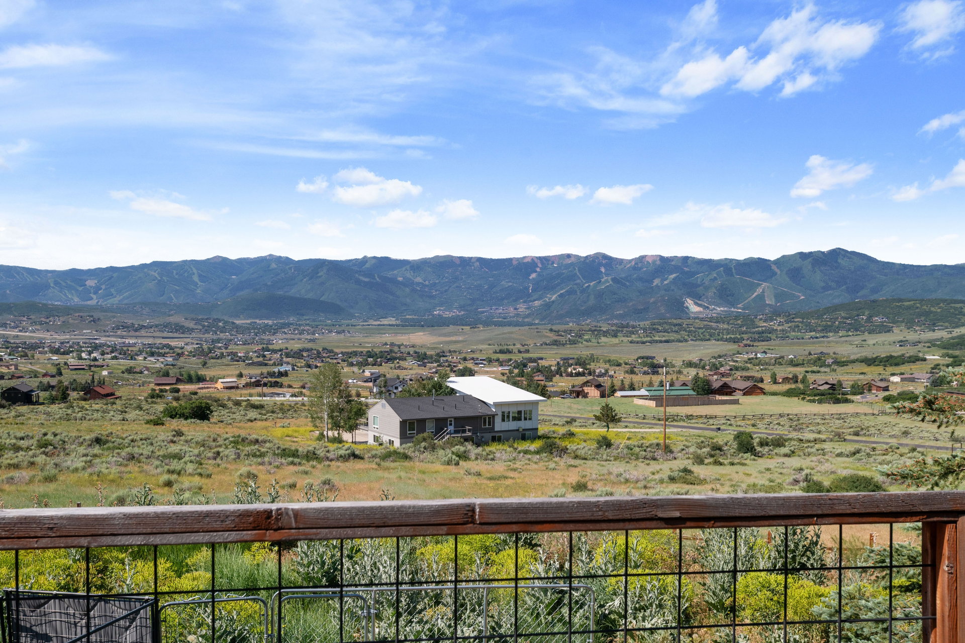 View of mountain background