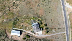 Aerial view of property and surrounding area