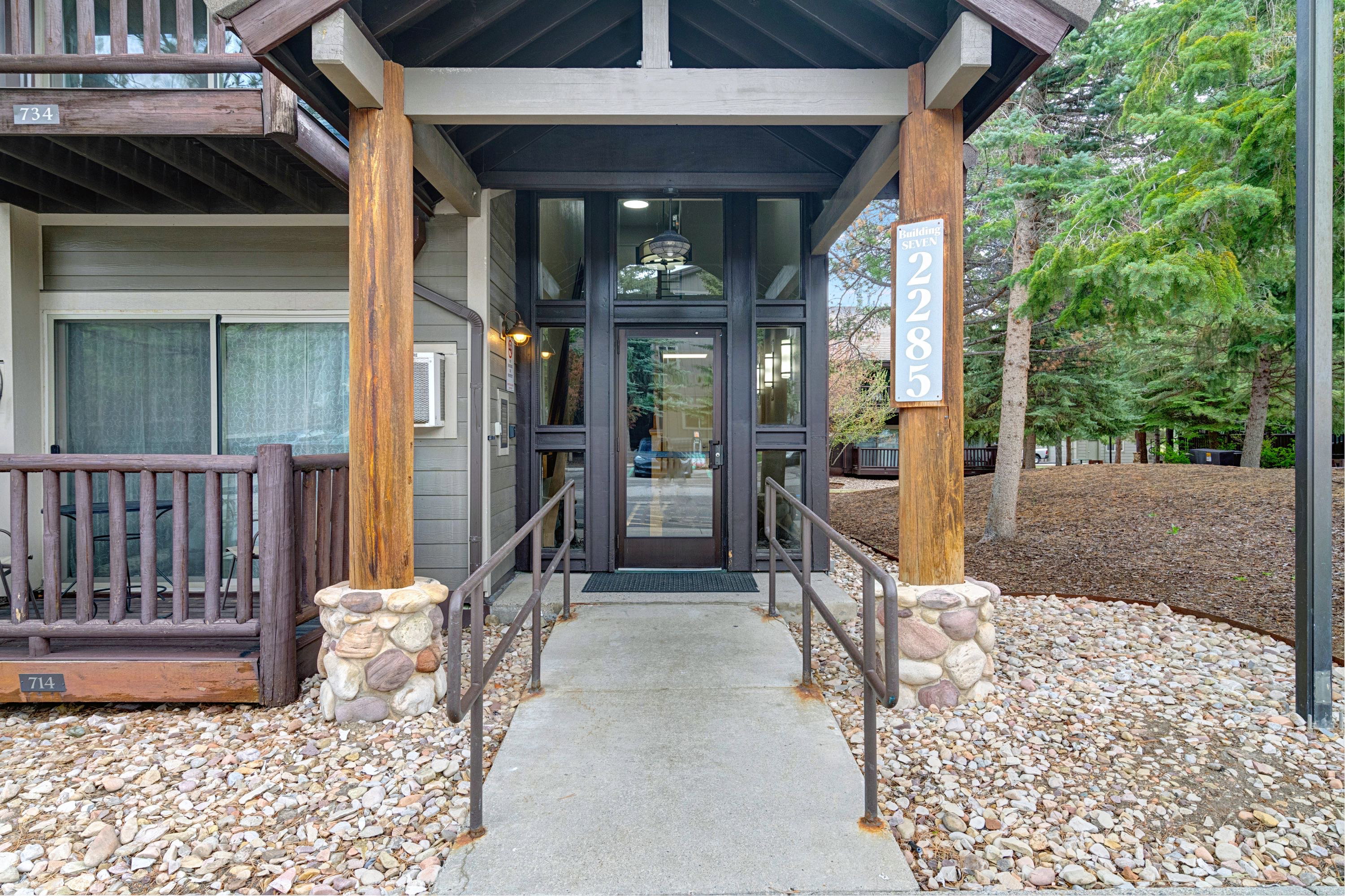 Doorway to property