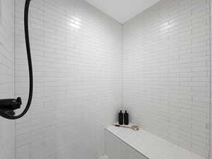 Bench Seat in Shower