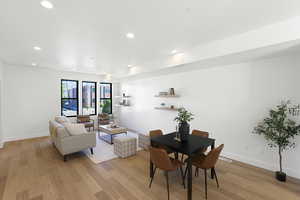 Open Concept Layout Boasts 9 Foot Ceilings