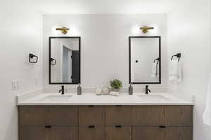 Grand Bath with Raised Dual Vanity