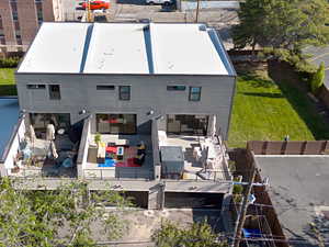 Aerial View of Back, Looking North