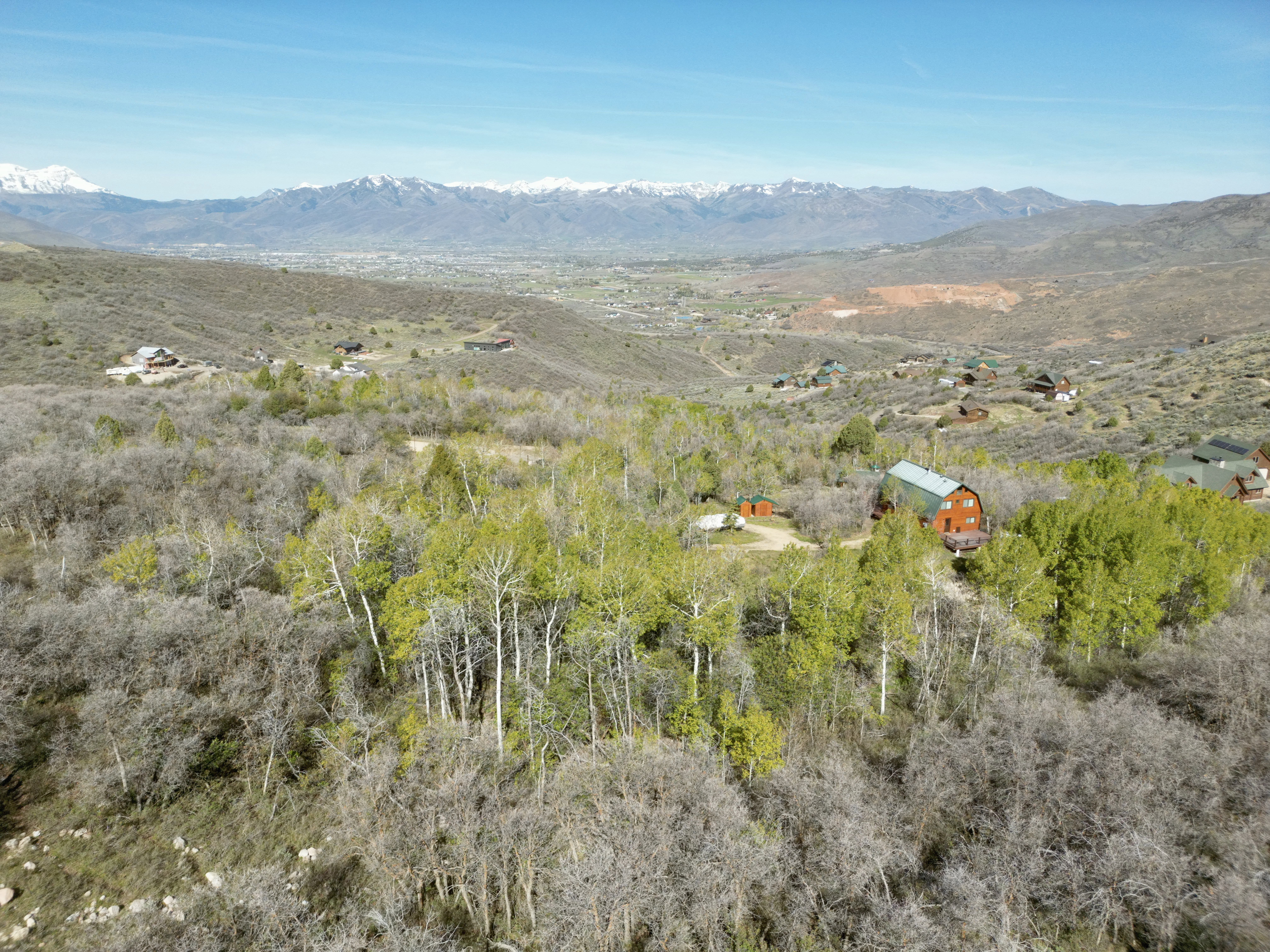 View of mountain background