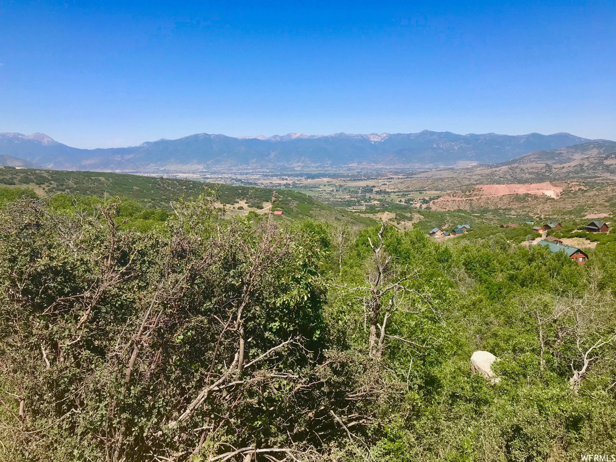 View of mountain background