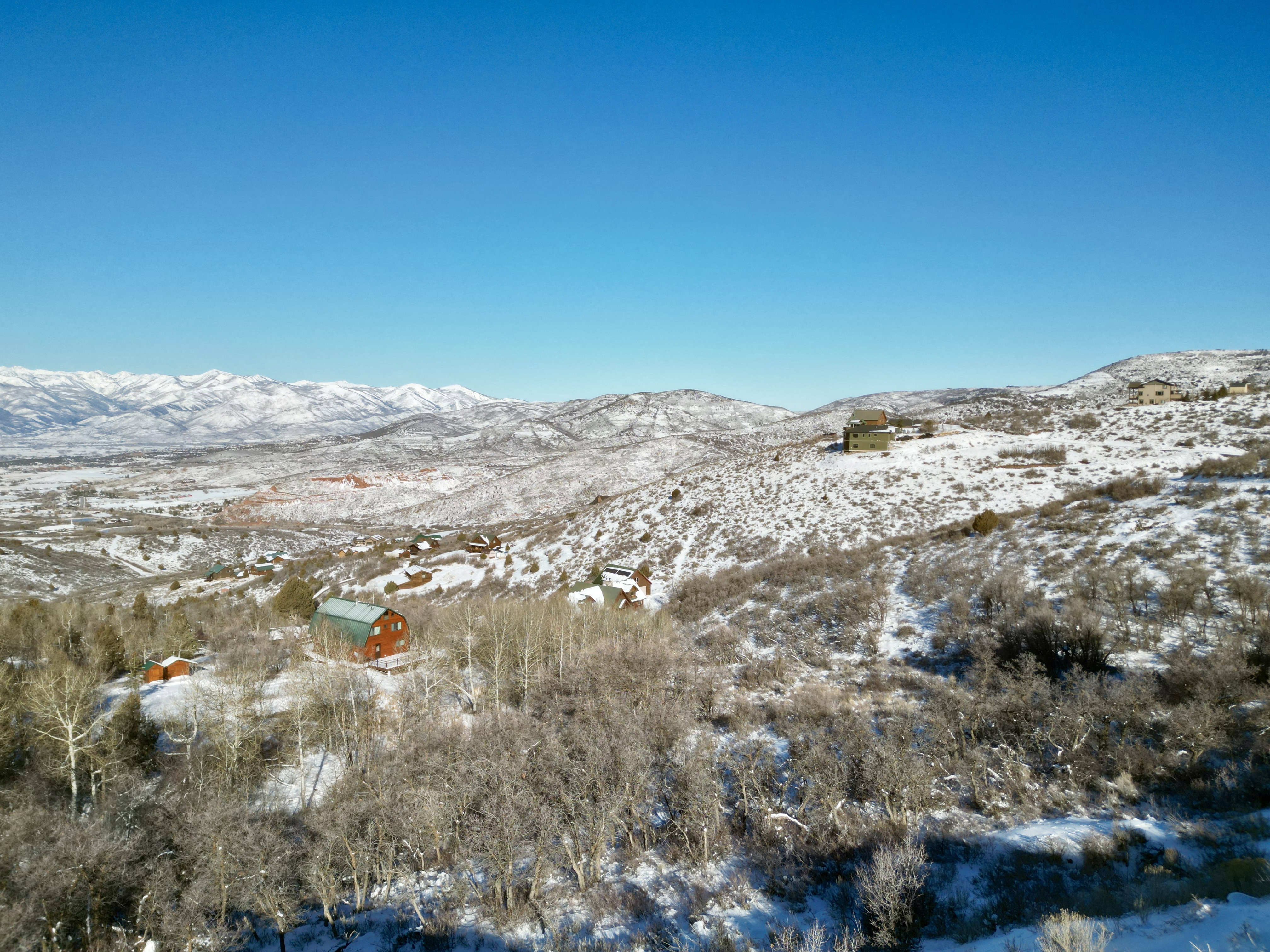View of mountain background