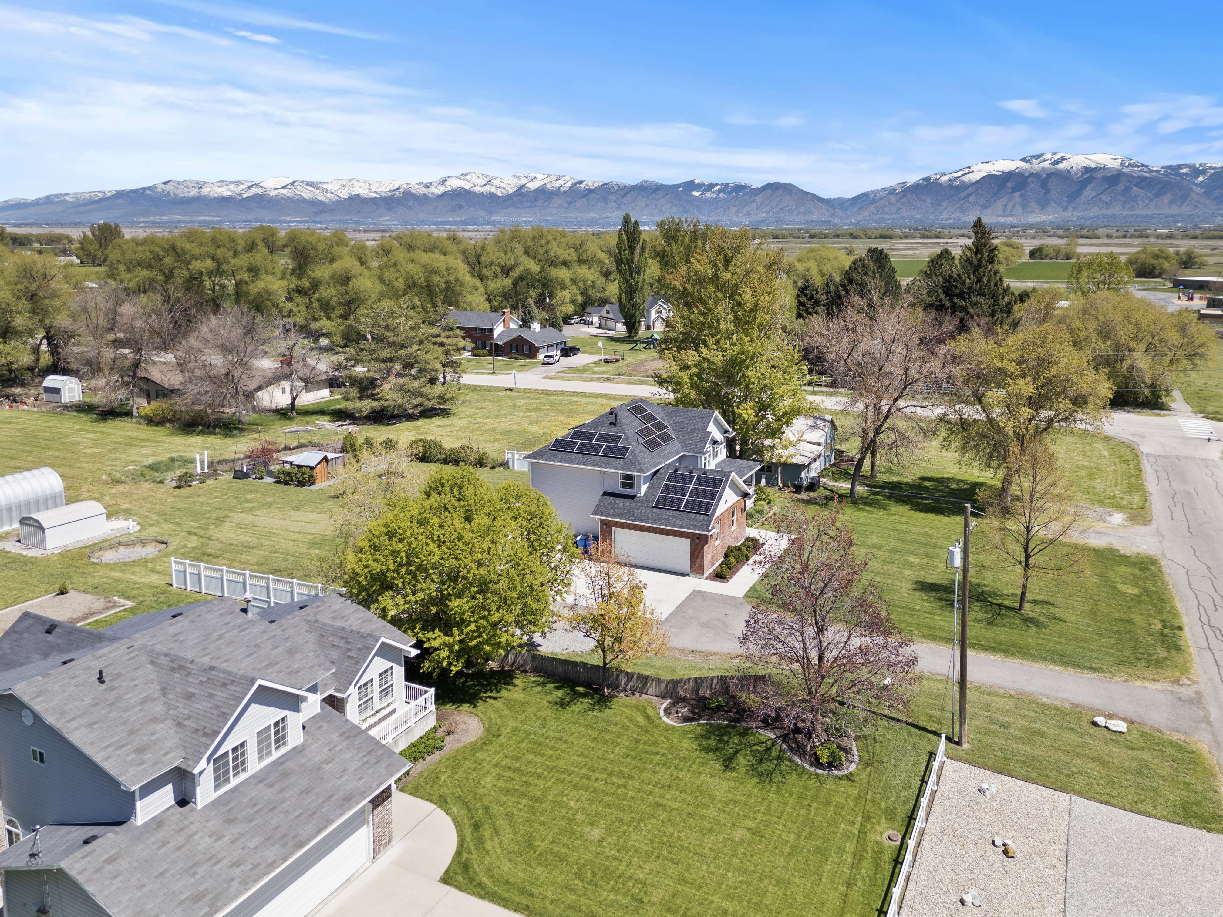 Drone / aerial view of mountains