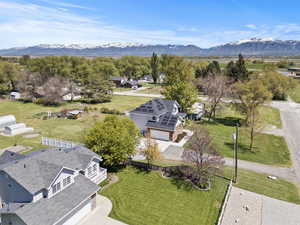 Drone / aerial view of mountains