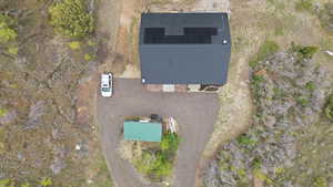 Aerial view of property and surrounding area