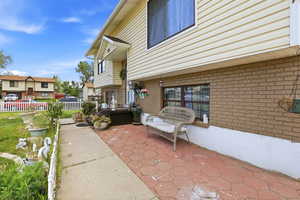 View of patio / terrace with a grill