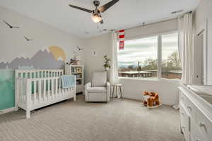 2nd Bedroom located at the west end of the upstairs