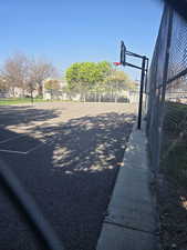 View of the tennis court
