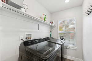 Main floor laundry room