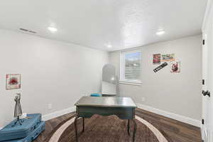 ADU Bedroom (#4 in house) featuring LVP flooring, recessed lighting, and can lights