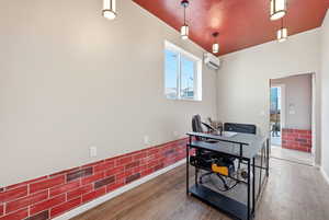 Sound insulated, climate controlled Bedroom #5 - attached to garage. Optional office, sound studio, podcast room, craft room, or extra storage.