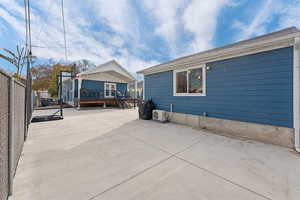 RV parking and included basketball hoop