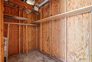 View of storage area