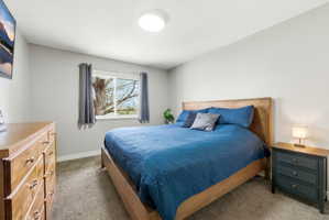 main level primary bedroom