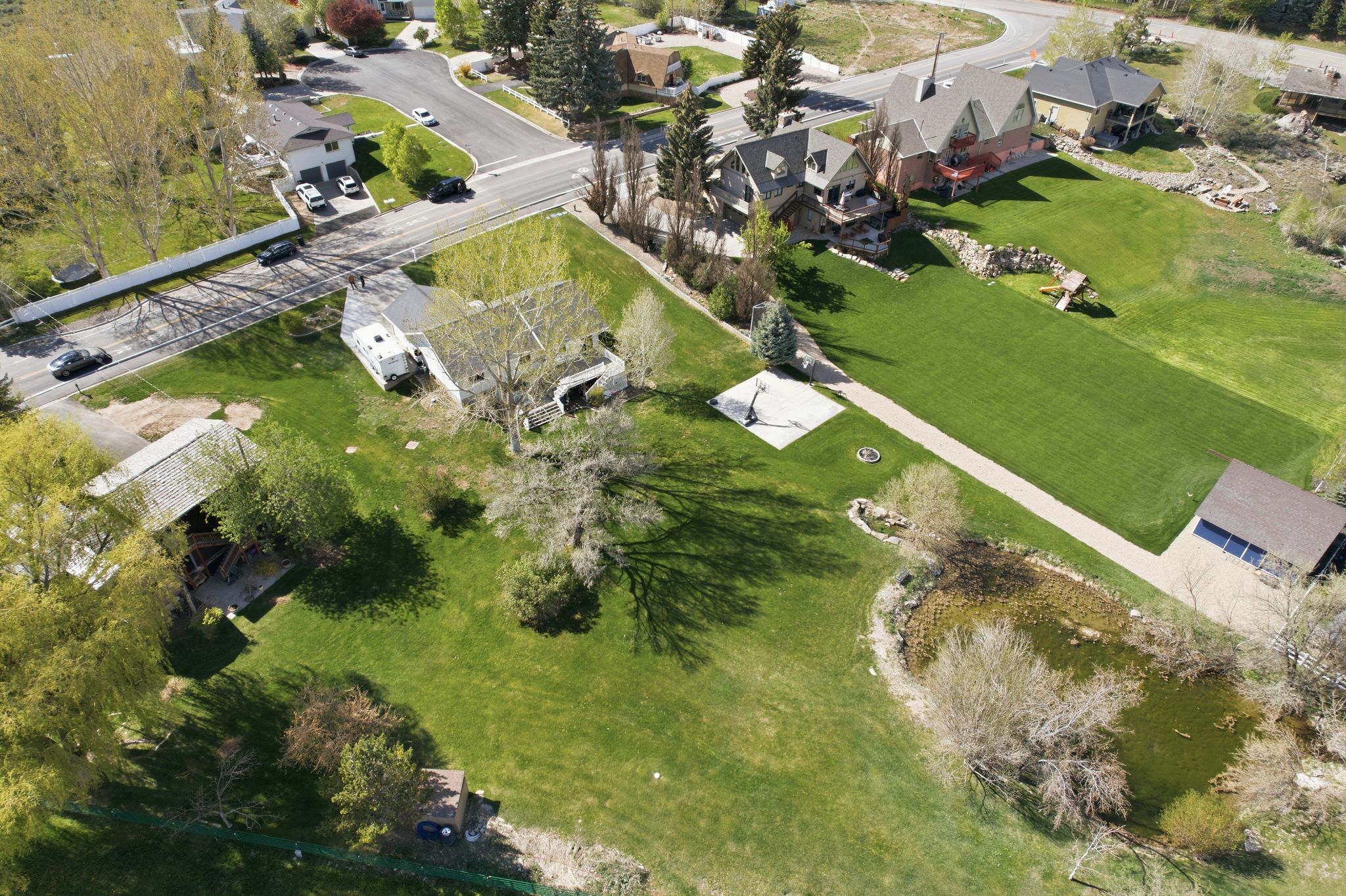 View of property location with nearby suburban area