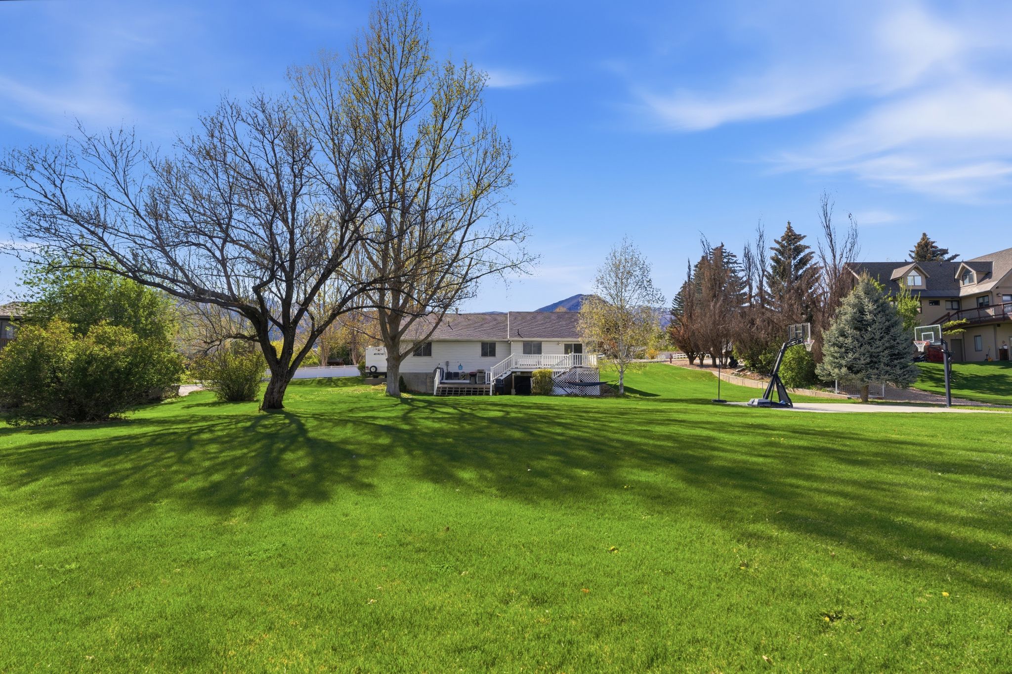 View of green lawn-so many possibilities
