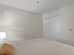 Bedroom with a closet
